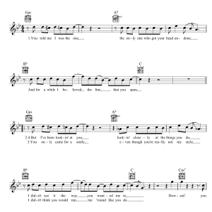Sherbet Howzat Musik Noten - Lead Sheet / Fake Book - 39115-0
