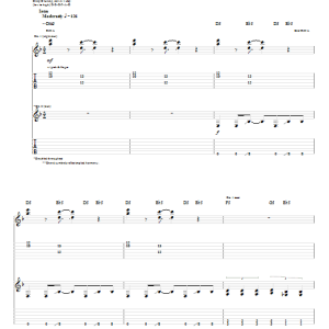 Shinedown Begin Again Musik Noten - Guitar Tab - 56004-0
