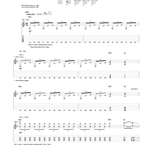 Shinedown Enemies Musik Noten - Guitar Tab - 89895-0