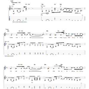 Shinedown Yer Majesty Musik Noten - Guitar Tab - 55997-0