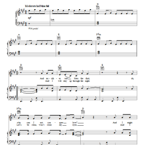 Sia Featuring The Weeknd And Diplo Elastic Heart Musik Noten - Piano, Vocal & Guitar Chords - 154077-0