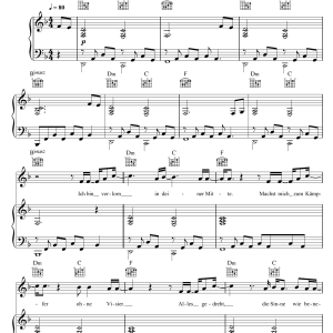 Silbermond Ja Musik Noten - Piano & Vocal - 123959-0