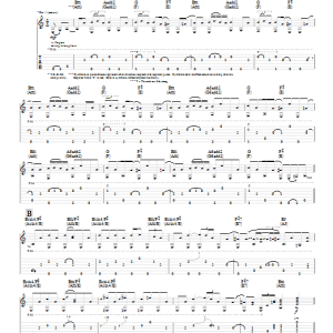 Simon & Garfunkel Anji Musik Noten - Guitar Tab - 62623-0