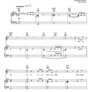 Simon & Garfunkel Still Crazy After All These Years Musik Noten - Piano, Vocal & Guitar Chords - 96250-0
