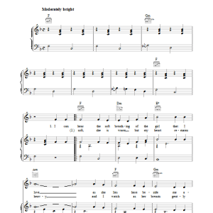 Simon & Garfunkel Wednesday Morning, 3 A.M. Musik Noten - Piano, Vocal & Guitar Chords - 35197-0