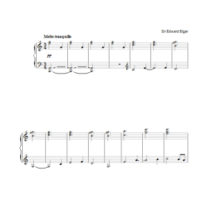 Sir Edward Elgar Canto Popolare (from In The South, Op.50) Musik Noten - Piano, Vocal & Guitar Chords - 36974-0