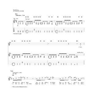 Sixx A.M. Lies Of The Beautiful People Musik Noten - Guitar Tab - 82665-0