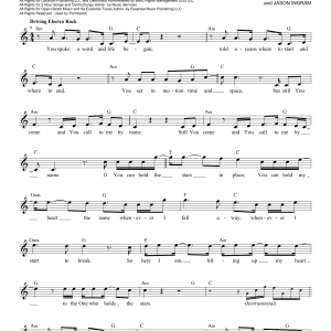 Skillet Stars Musik Noten - Lead Sheet / Fake Book - 173296-0