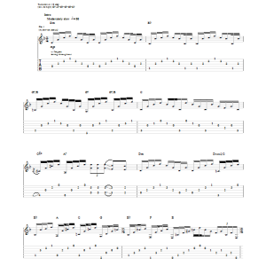 Slash Anastasia Musik Noten - Guitar Tab - 154097-0