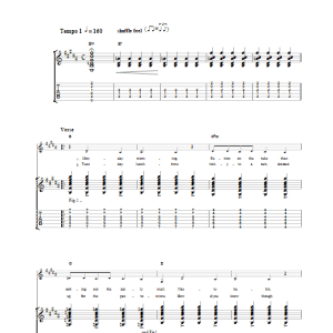 Sleeper Feeling Peaky Musik Noten - Guitar Tab - 23426-0