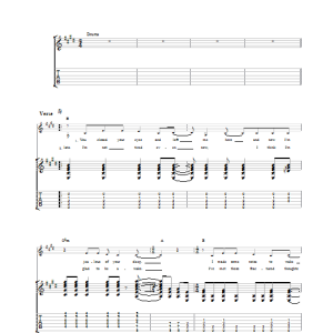 Sleeper Shrinkwrapped Musik Noten - Guitar Tab - 23433-0