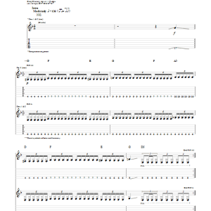 Slipknot Vendetta Musik Noten - Guitar Tab - 68140-0
