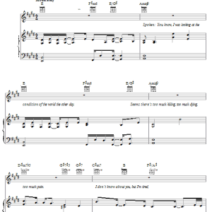 Smokie Norful Same Sad Song Musik Noten - Piano, Vocal & Guitar Chords - 25222-0