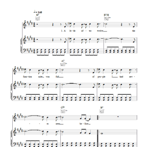 Snow Patrol Disaster Button Musik Noten - Piano, Vocal & Guitar Chords - 44237-0