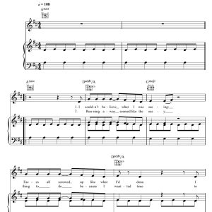 Snow Patrol On Off Musik Noten - Piano, Vocal & Guitar Chords - 100207-0