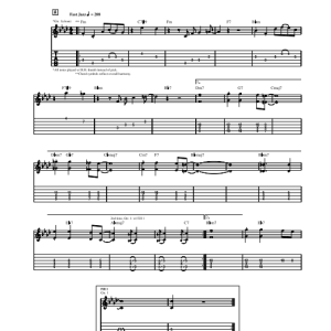 Sonny Rollins Airegin Musik Noten - Guitar Tab - 68898-0