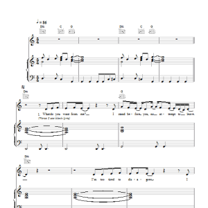 Sophie Ellis-Bextor Move This Mountain Musik Noten - Piano, Vocal & Guitar Chords - 104204-0