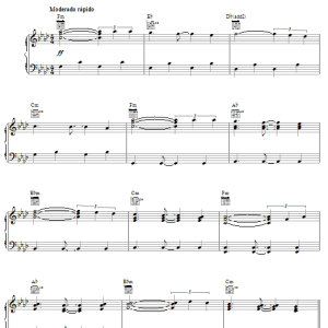 Soraya Llevame Musik Noten - Piano, Vocal & Guitar Chords - 52674-0