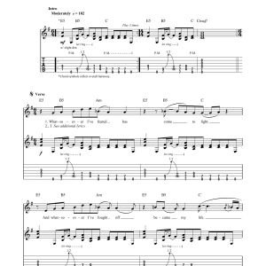 Soundgarden Fell On Black Days Musik Noten - Guitar Chords/Lyrics - 162100-0