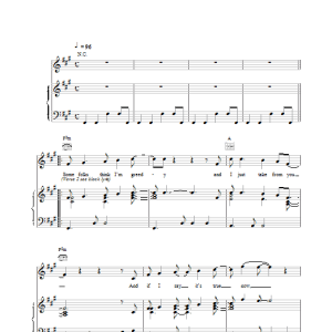 Space Money Musik Noten - Piano, Vocal & Guitar Chords - 17173-0