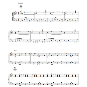 Space The Man Musik Noten - Piano, Vocal & Guitar Chords - 19035-0