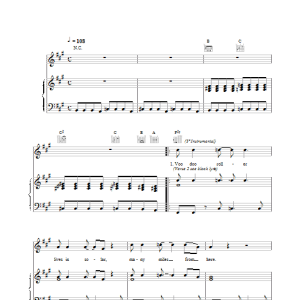 Space Voodoo Roller Musik Noten - Piano, Vocal & Guitar Chords - 17176-0