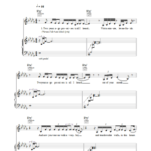 Sparkle Be Careful Musik Noten - Piano, Vocal & Guitar Chords - 35865-0