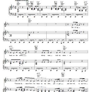 Spectacular! (Movie) Eye Of The Tiger Musik Noten - Piano, Vocal & Guitar Chords - 70057-0