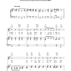 Spencer Williams I Ain't Got Nobody (And There's Nobody Cares For Me) Musik Noten - Piano, Vocal & Guitar Chords - 36223-0