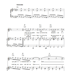 Squeeze Another Nail In My Heart Musik Noten - Piano, Vocal & Guitar Chords - 38561-0