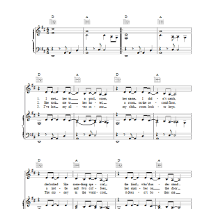 Squeeze Goodbye Girl Musik Noten - Piano, Vocal & Guitar Chords - 38550-0