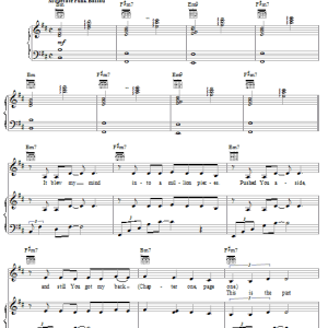 Stacie Orrico Bounce Back Musik Noten - Piano, Vocal & Guitar Chords - 24851-0