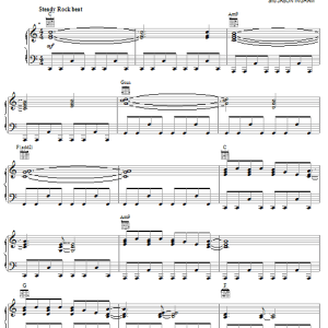 Starfield The Hand That Holds The World Musik Noten - Piano, Vocal & Guitar Chords - 56507-0