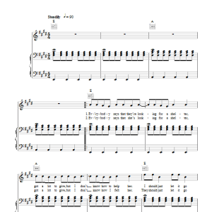 Starsailor Silence Is Easy Musik Noten - Piano, Vocal & Guitar Chords - 42130-0