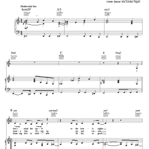 Steely Dan Things I Miss The Most Musik Noten - Piano, Vocal & Guitar Chords - 55169-0