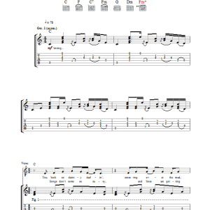 Stephen Fretwell Bad Bad You, Bad Bad Me Musik Noten - Guitar Tab - 33205-0