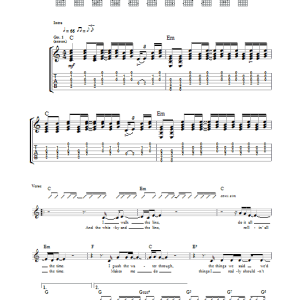 Stephen Fretwell Lines Musik Noten - Guitar Tab - 33206-0