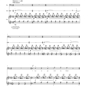 Stephen Montague The Poison Tree (for baritone, piano and bell) Musik Noten - Piano & Vocal - 45949-0