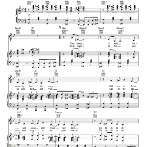 Stephen Schwartz Turn Back, O Man Musik Noten - Piano, Vocal & Guitar Chords - 91010-0