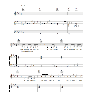 Steps It's The Way You Make Me Feel Musik Noten - Piano, Vocal & Guitar Chords - 19187-0