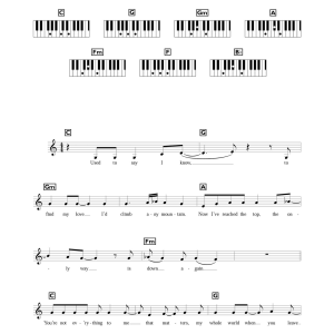 Steps You're Everything That Matters To Me Musik Noten - Piano, Vocal & Guitar Chords - 109850-0