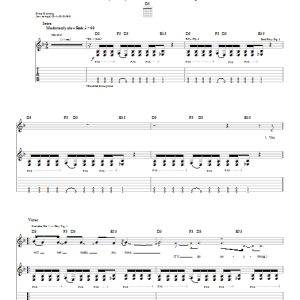 Stereomud End Of Everything Musik Noten - Guitar Tab - 23258-0