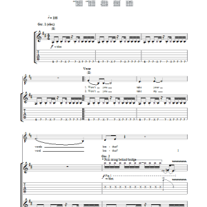 Stereophonics Brother Musik Noten - Guitar Tab - 32395-0