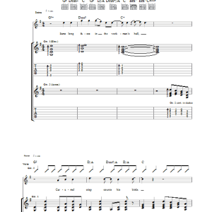 Stereophonics Goldfish Bowl Musik Noten - Guitar Tab - 36693-0
