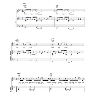 Stereophonics Maybe Tomorrow Musik Noten - Piano, Vocal & Guitar Chords - 24460-0