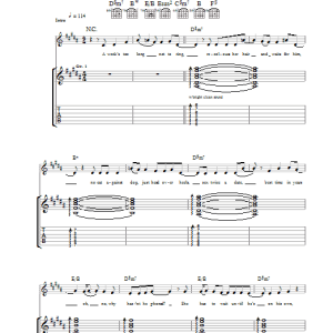 Stereophonics Same Size Feet Musik Noten - Guitar Tab - 36710-0