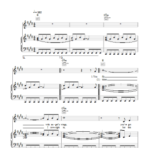 Stereophonics You're My Star Musik Noten - Piano, Vocal & Guitar Chords - 44952-0