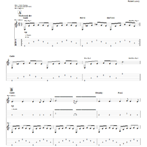 Steve Hunter Shall We Gather At The River? Musik Noten - Guitar Tab - 70232-0
