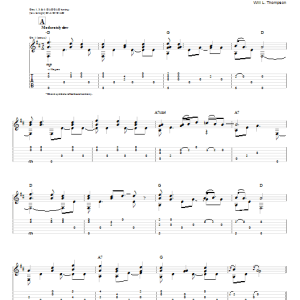 Steve Hunter Softly And Tenderly Musik Noten - Guitar Tab - 70231-0
