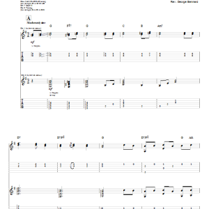Steve Hunter The Old Rugged Cross Musik Noten - Guitar Tab - 70234-0